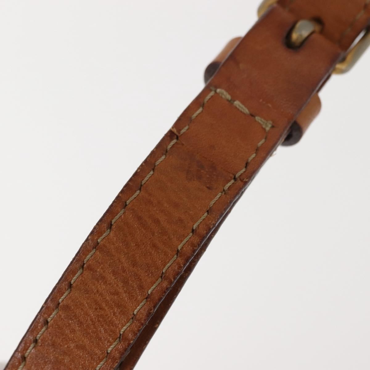 Celine Vintage Macadam Canvas And Leather Brown Canvas Shoulder Bag Bag (Pre-Owned)