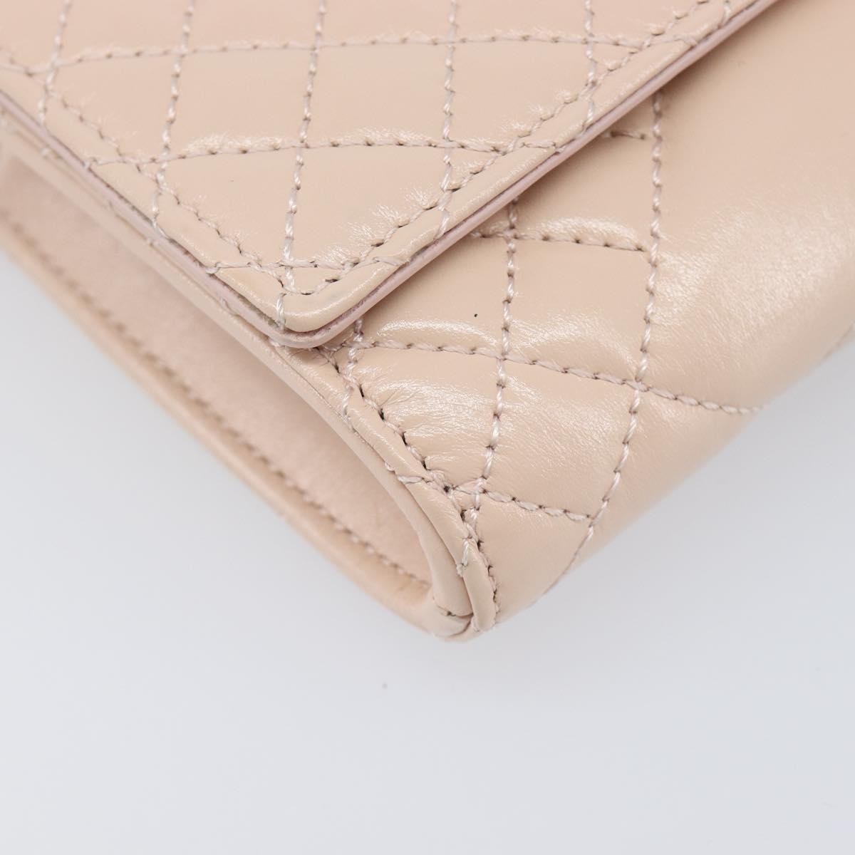 Versace Greca Goddess Convertible Clutch Leather Pink Leather Shoulder Bag Bag (Pre-Owned)
