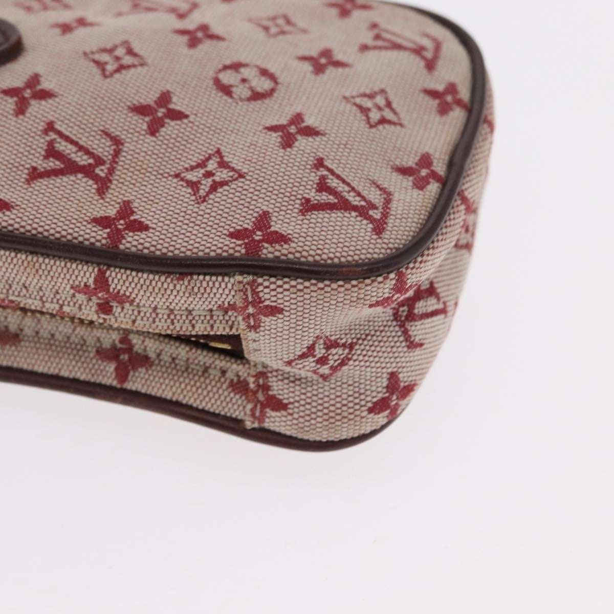 Louis Vuitton Camera Mini Lin Red Canvas Clutche & Pouche Bag (Pre-Owned)