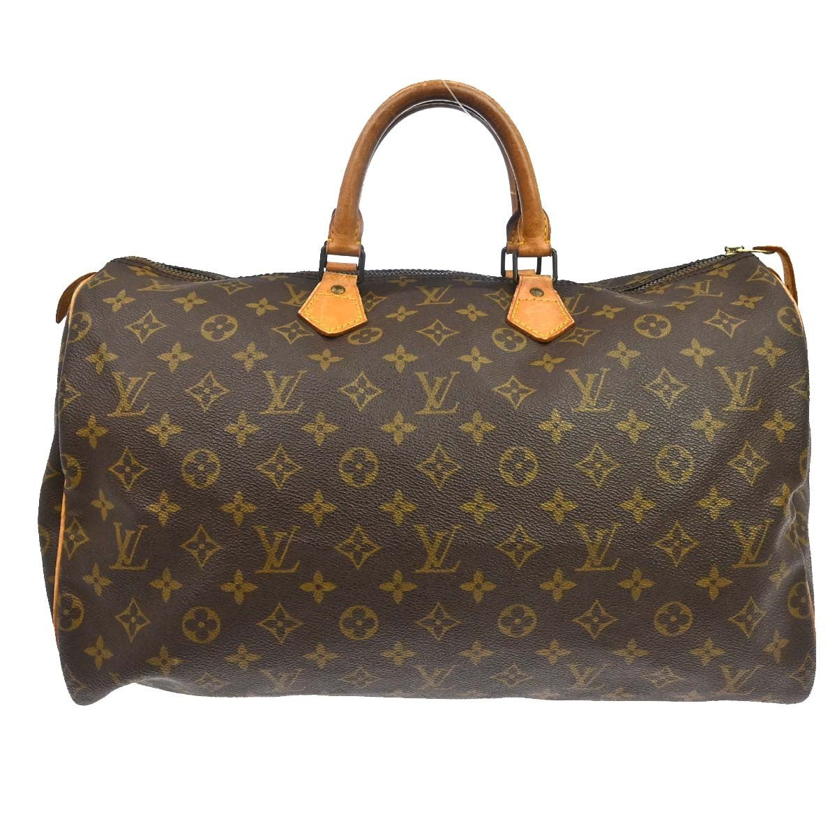 Louis Vuitton Speedy Monogram Brown Canvas Handbag (Pre-Owned)