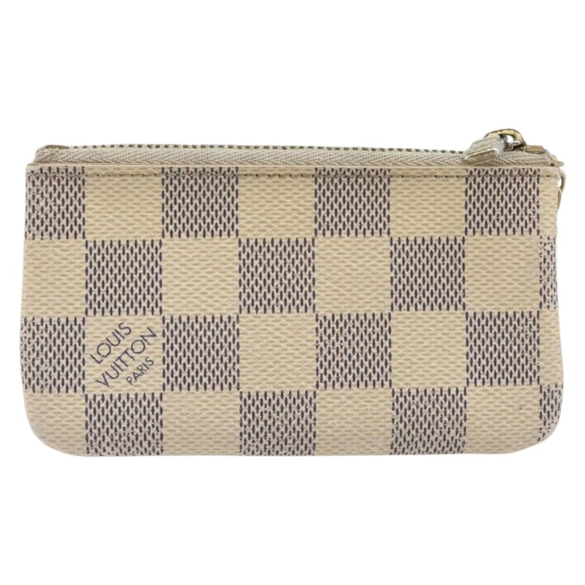 Louis Vuitton Pochette Clés Nm Damier Canvas Beige Canvas Wallets Accessory (Pre-Owned)