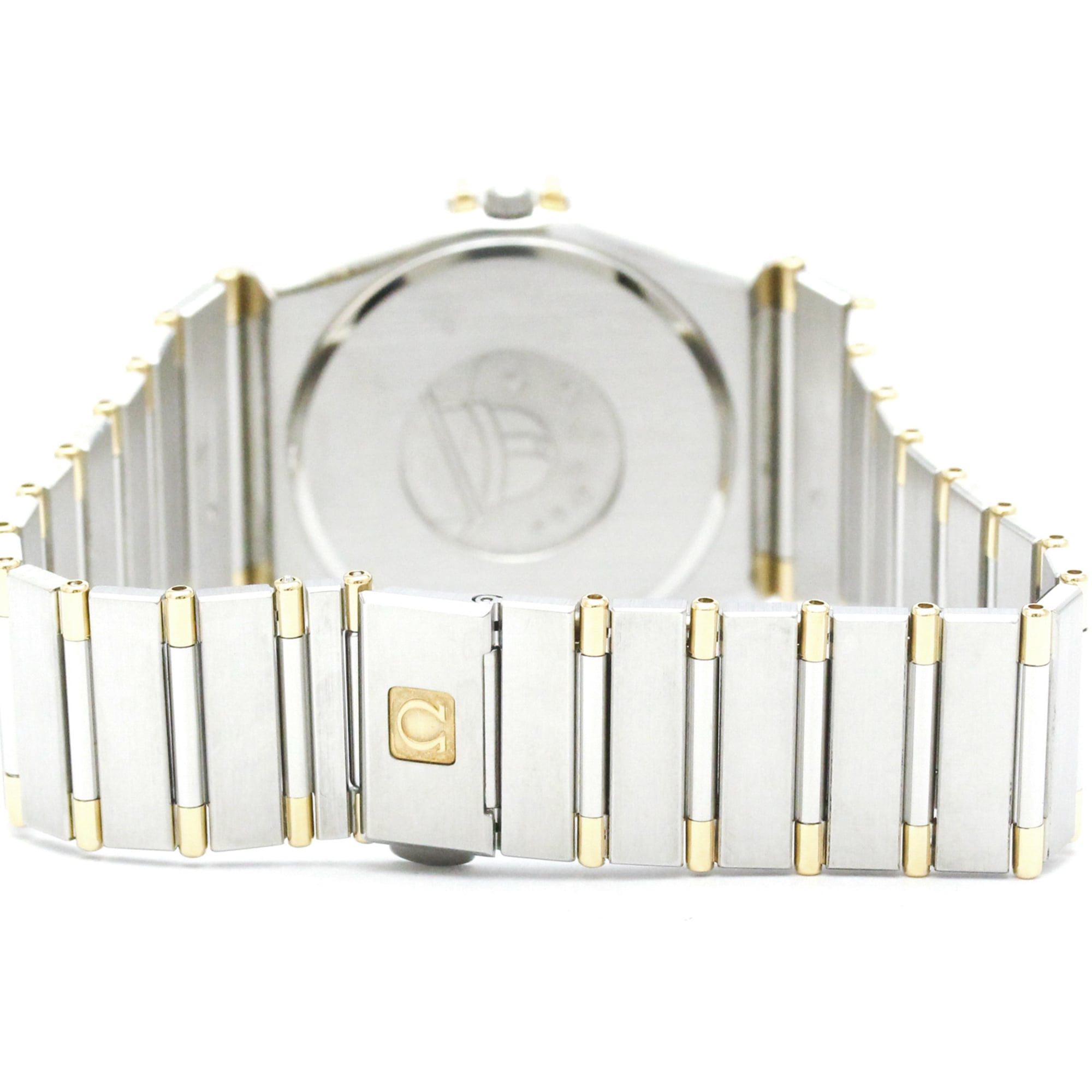 Omega Constellation Quartz Stainless Steel And Yellow Gold Watch (Pre-Owned)
