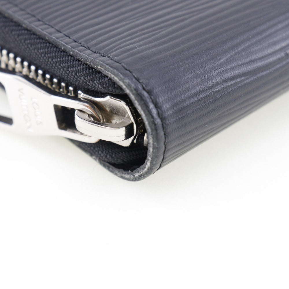 Louis Vuitton Zippy Organizer Black Leather Wallet (Pre-Owned)