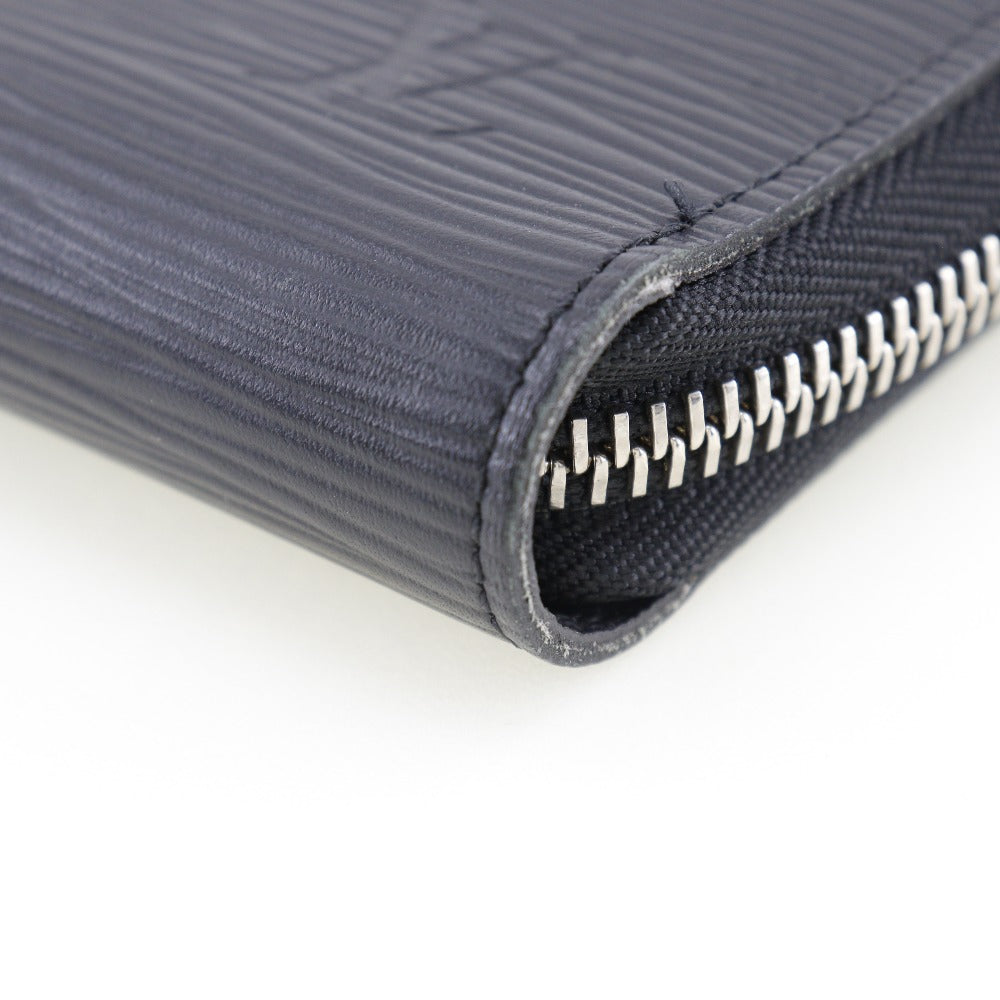 Louis Vuitton Zippy Organizer Black Leather Wallet (Pre-Owned)