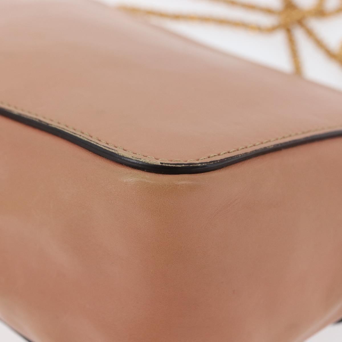 Chloe Elsie Chain Leather Pink Leather Shoulder Bag Bag (Pre-Owned)