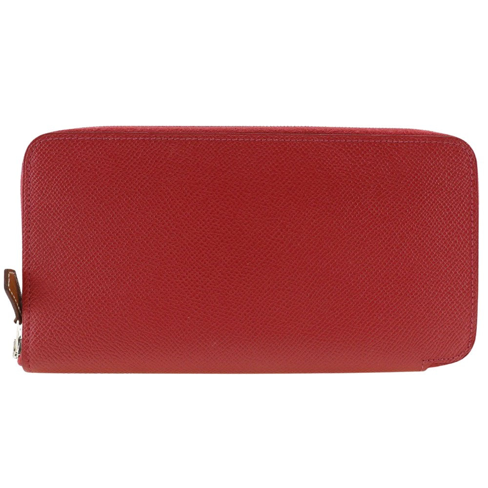 Hermès Silk'in Red Leather Wallet (Pre-Owned)