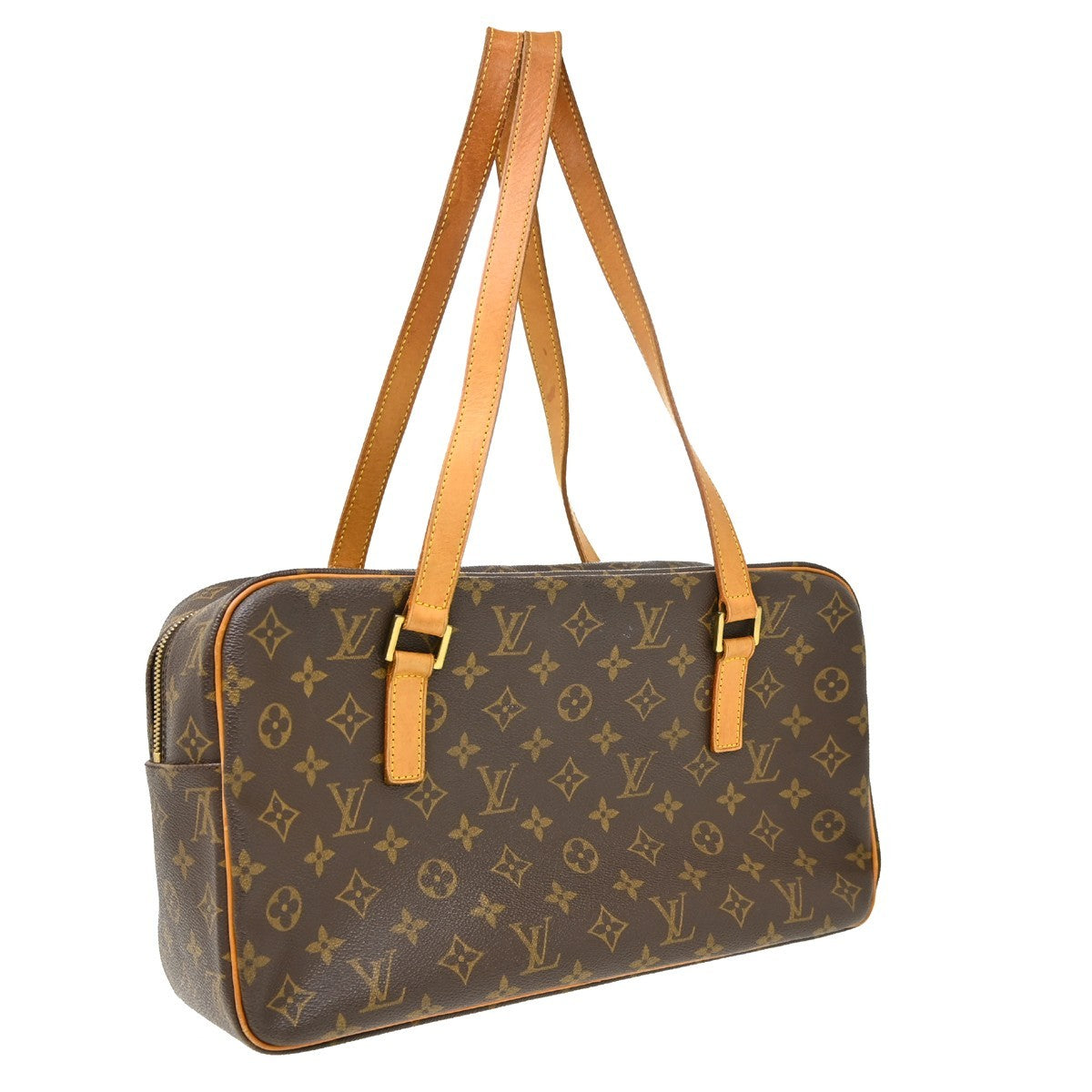 Louis Vuitton Cite Monogram Canvas Brown Canvas Shoulder Bag Bag (Pre-Owned)