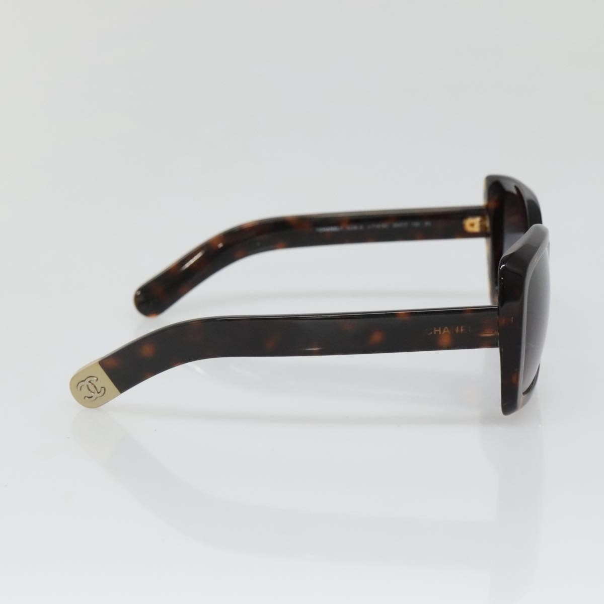 Chanel Chanel Logo Sunglasses Eye Wear Plastic Brown Plastic Sunglasse Accessory (Pre-Owned)