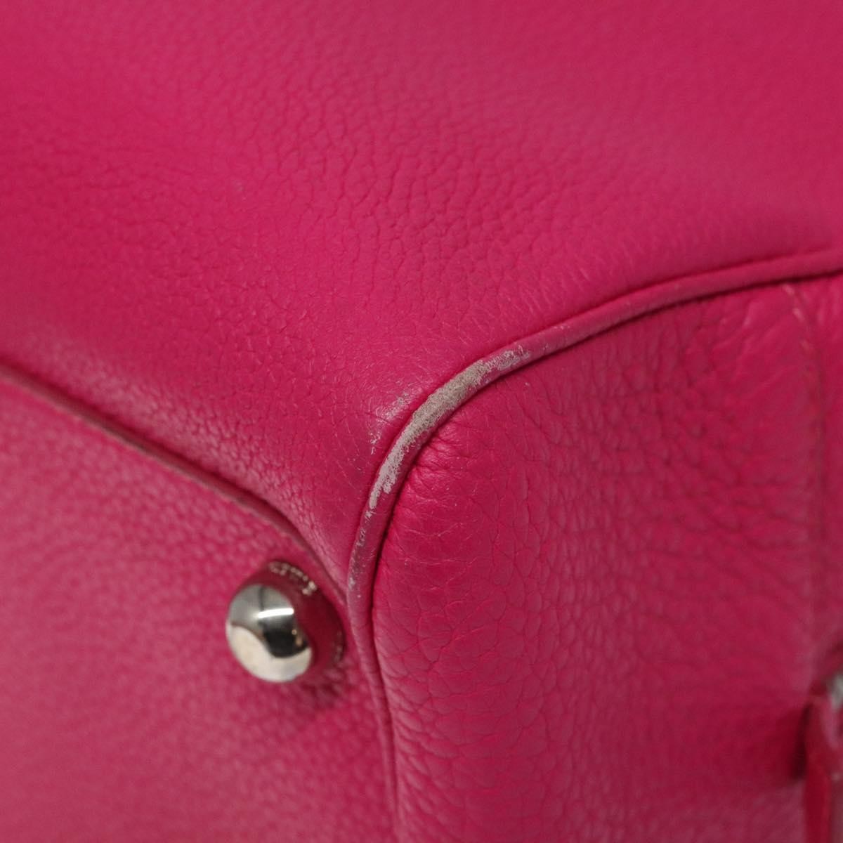 Loewe Vintage Anagram Leather Pink Leather Handbag (Pre-Owned)
