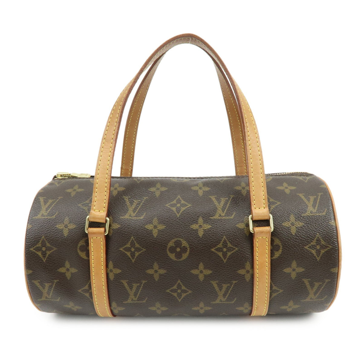 Louis Vuitton Papillon Monogram Canvas Brown Canvas Handbag (Pre-Owned)