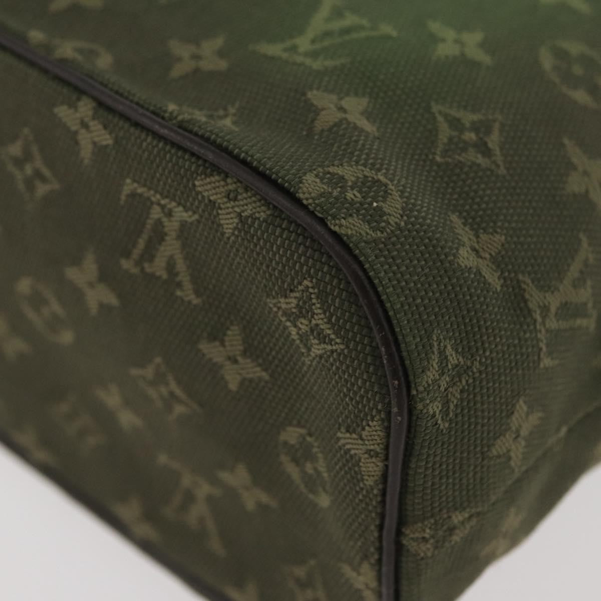 Louis Vuitton Lucille Mini Lin Khaki Canvas Handbag (Pre-Owned)