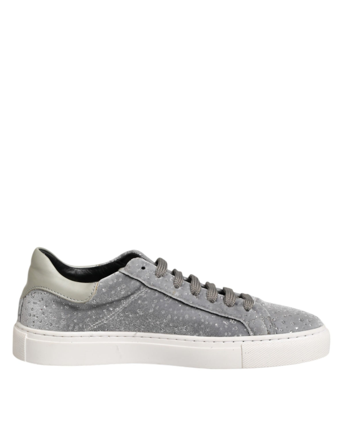 HIDE & JACK Gray Suede Low Top Lace Up Sneakers Women's Shoes (Pre-Owned)
