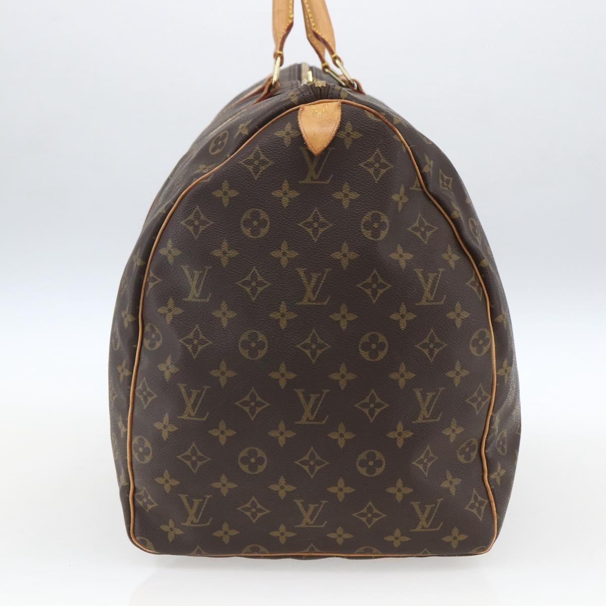 Louis Vuitton Keepall Monogram Canvas Brown Canvas Travel Bag Bag (Pre-Owned)