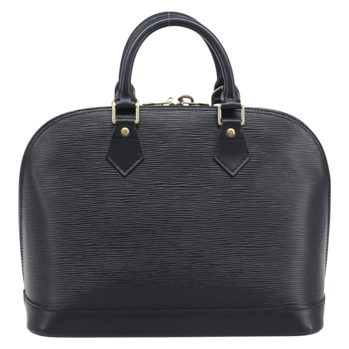 Louis Vuitton Vintage Alma Epi Leather Black Leather Handbag (Pre-Owned)