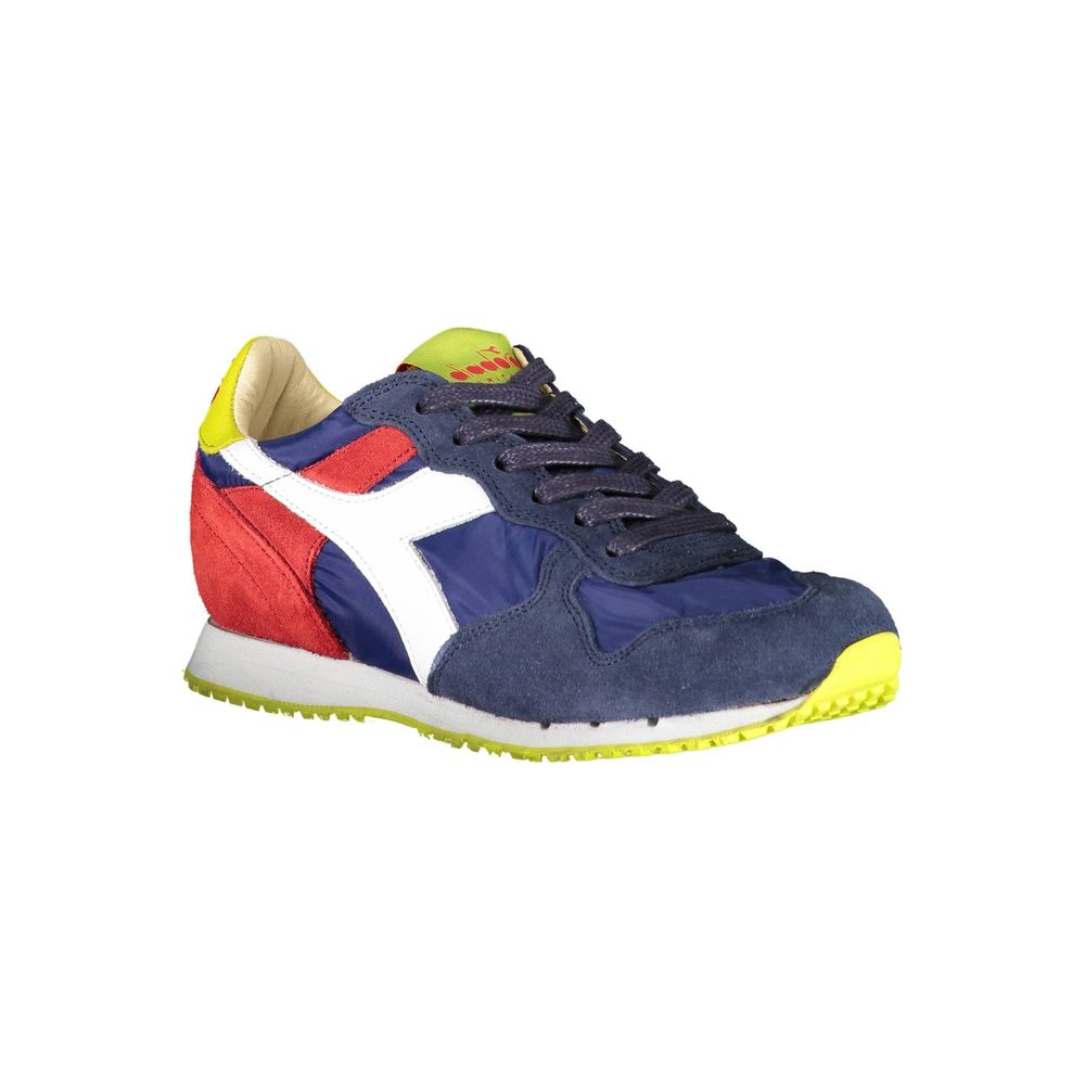 Diadora Blue Leather Women Women's Sneaker