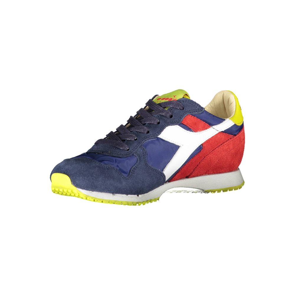 Diadora Blue Leather Women Women's Sneaker