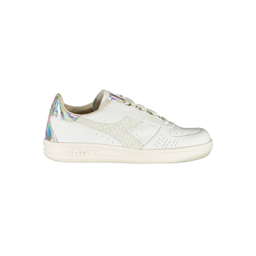 Diadora White Leather Women Women's Sneaker