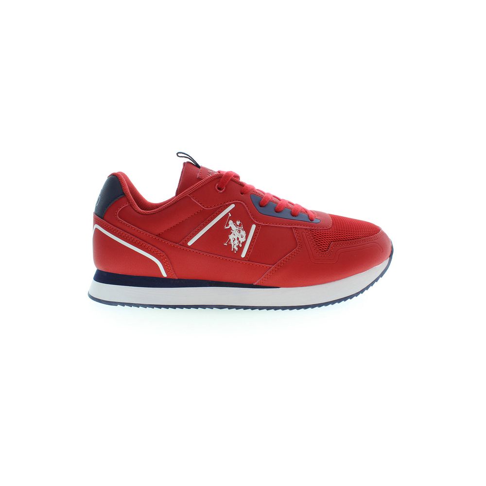 U.S. POLO ASSN. Red Polyester Men's Sneaker