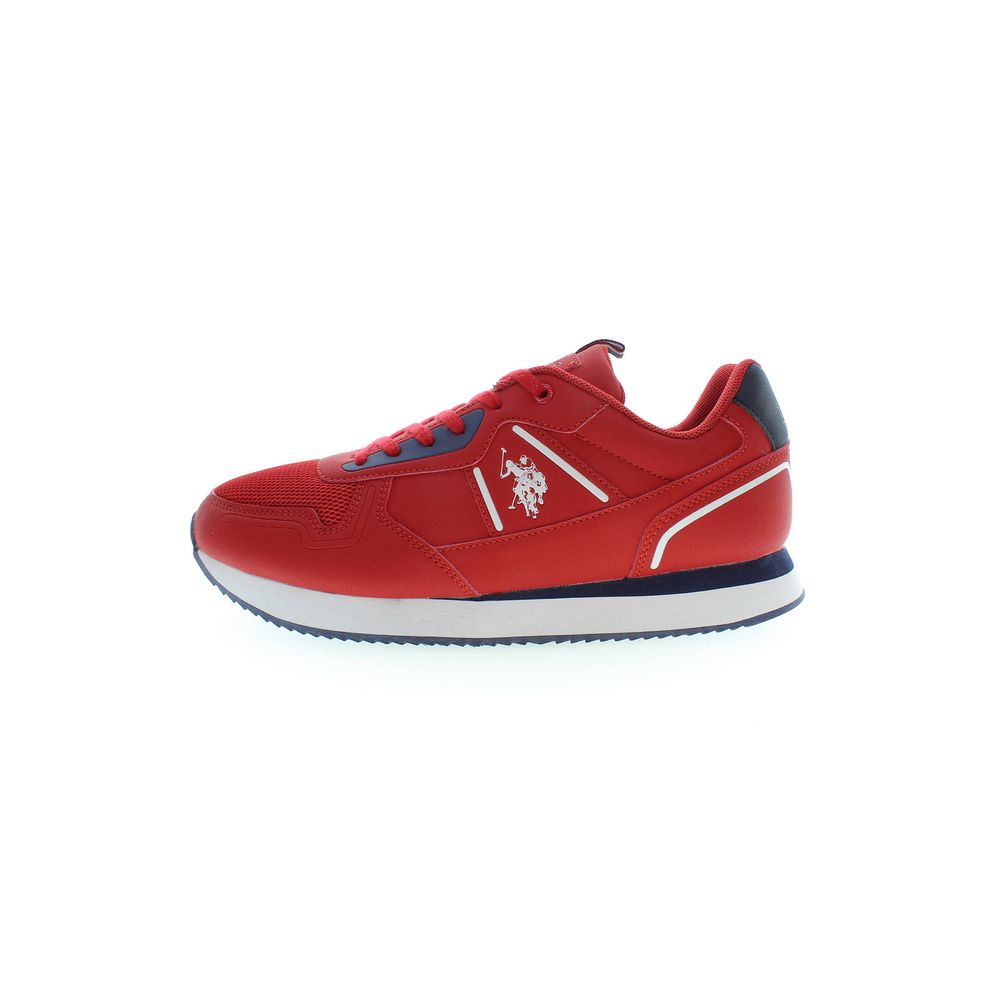 U.S. POLO ASSN. Red Polyester Men's Sneaker