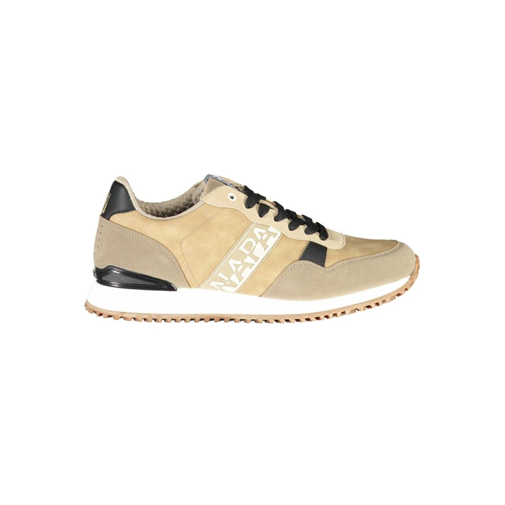 Napapijri Beige Polyester Men's Sneaker