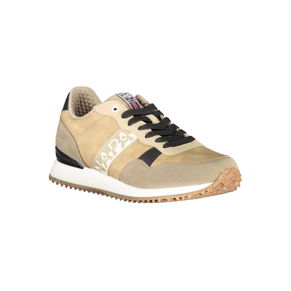 Napapijri Beige Polyester Men's Sneaker