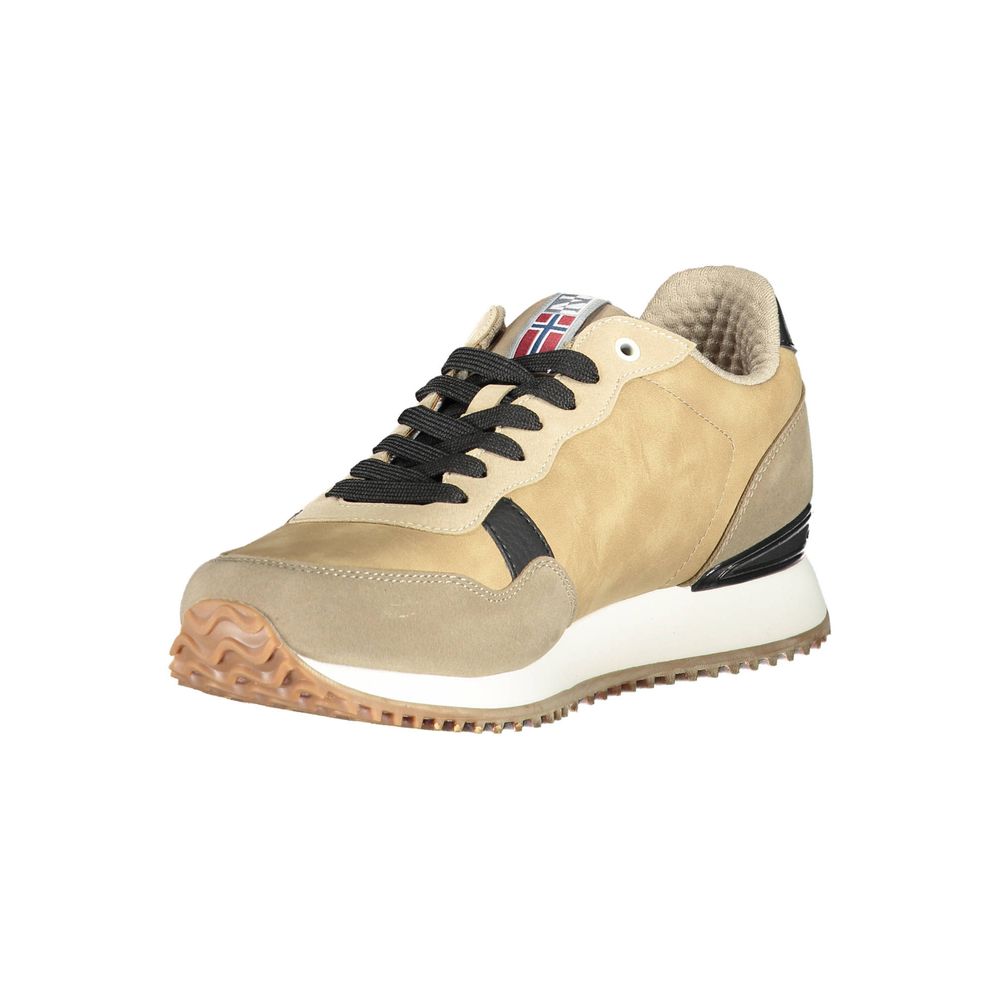 Napapijri Beige Polyester Men's Sneaker