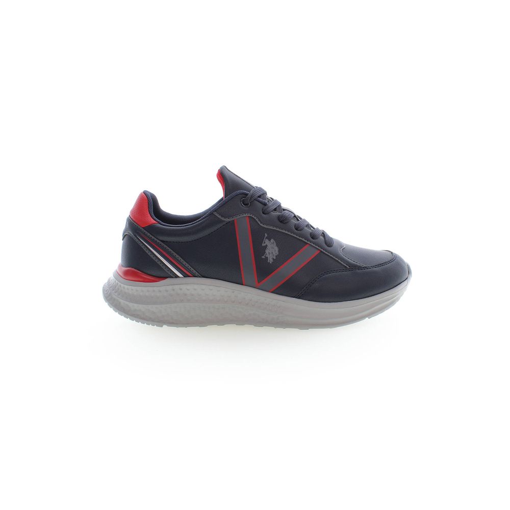 U.S. POLO ASSN. Blue Polyester Men's Men's Sneaker