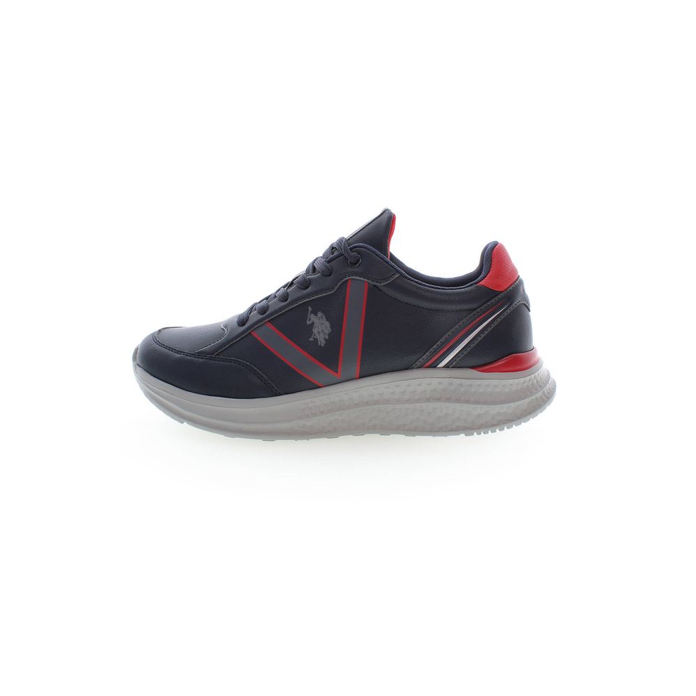U.S. POLO ASSN. Blue Polyester Men's Men's Sneaker