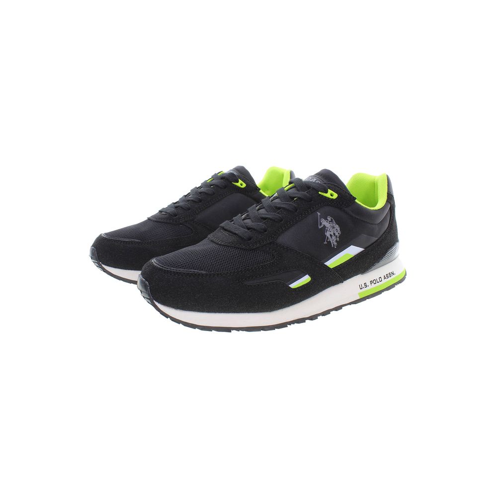 U.S. POLO ASSN. Black Polyester Men's Sneaker