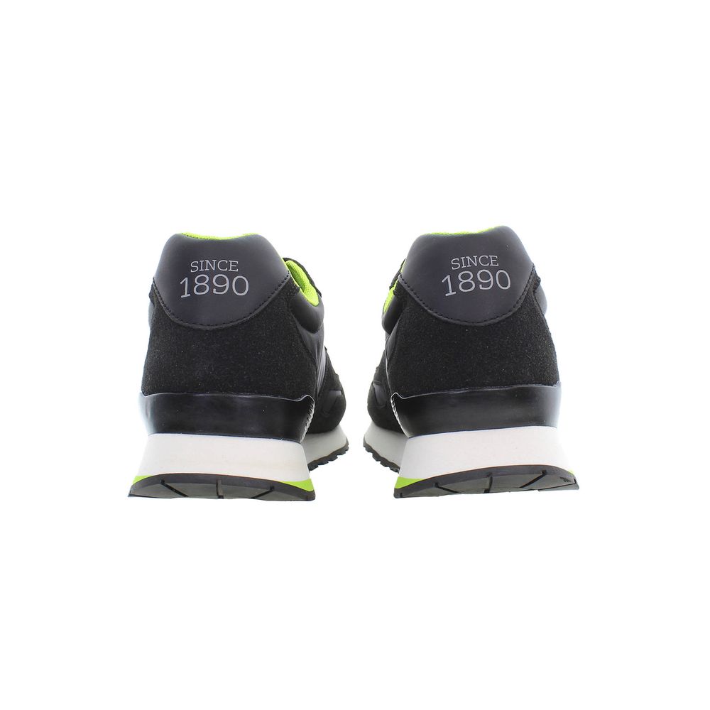 U.S. POLO ASSN. Black Polyester Men's Sneaker