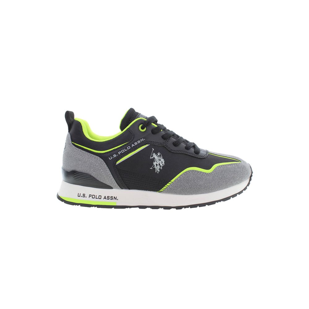 U.S. POLO ASSN. Black Polyester Men's Sneaker