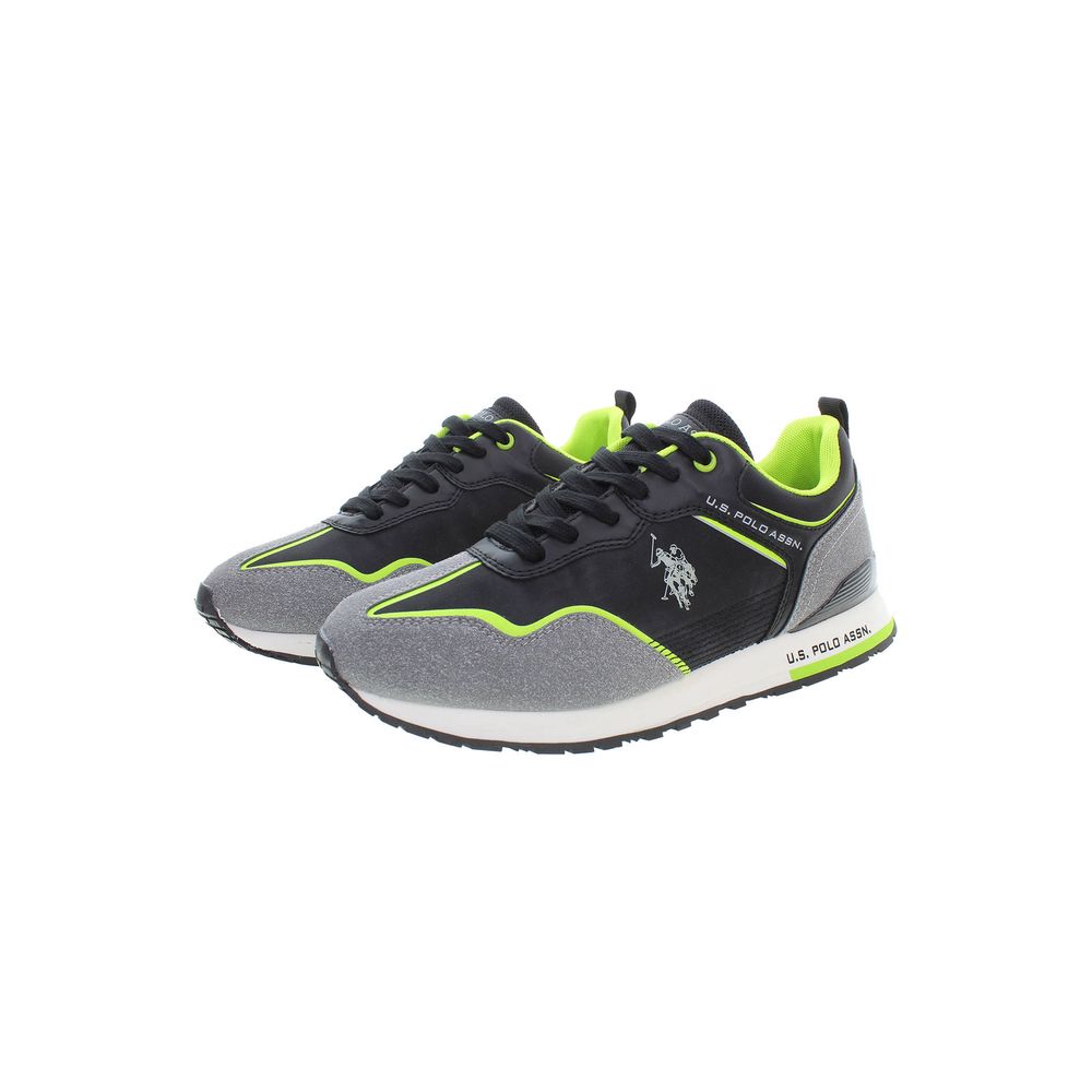 U.S. POLO ASSN. Black Polyester Men's Sneaker