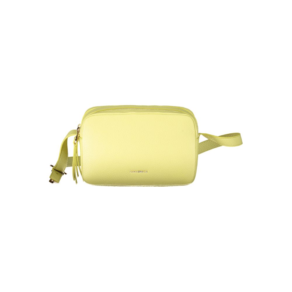 Coccinelle Giallo Leather Women Shoulder Women's Bag