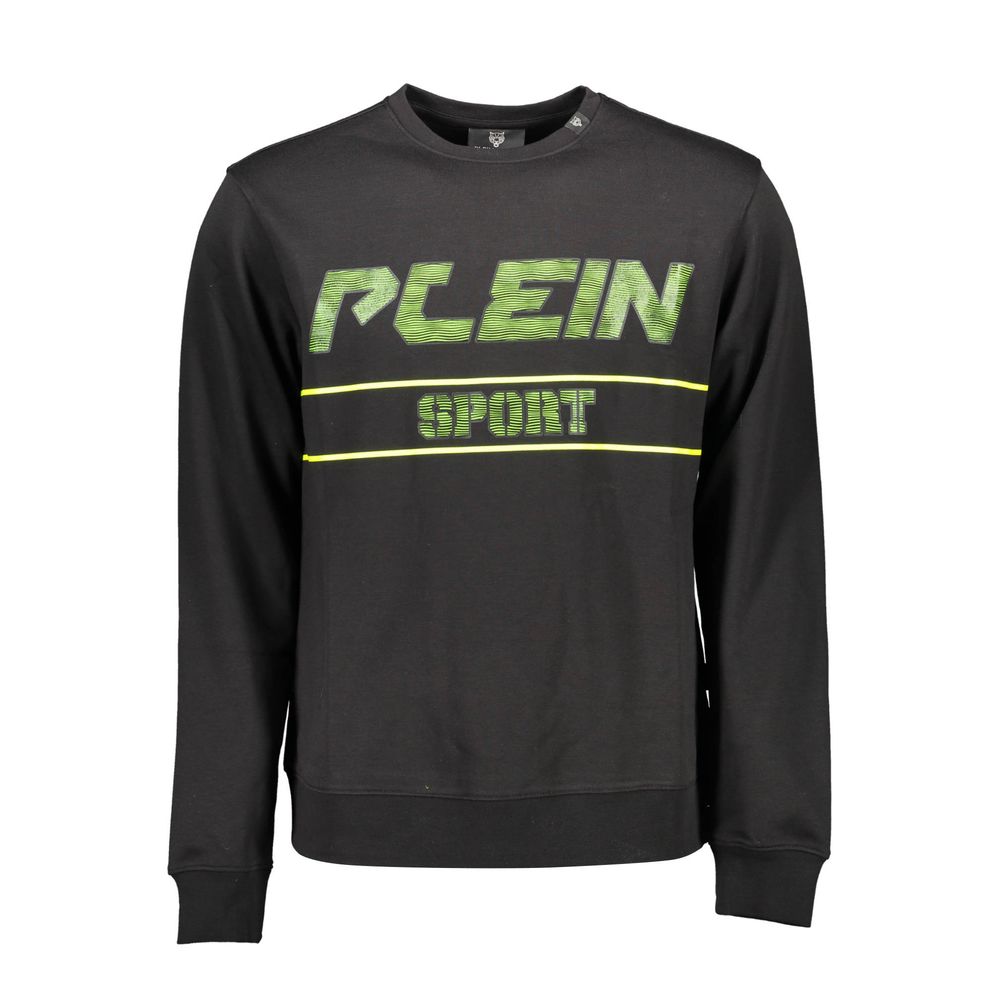 Plein Sport Black Cotton Men Men's Sweater