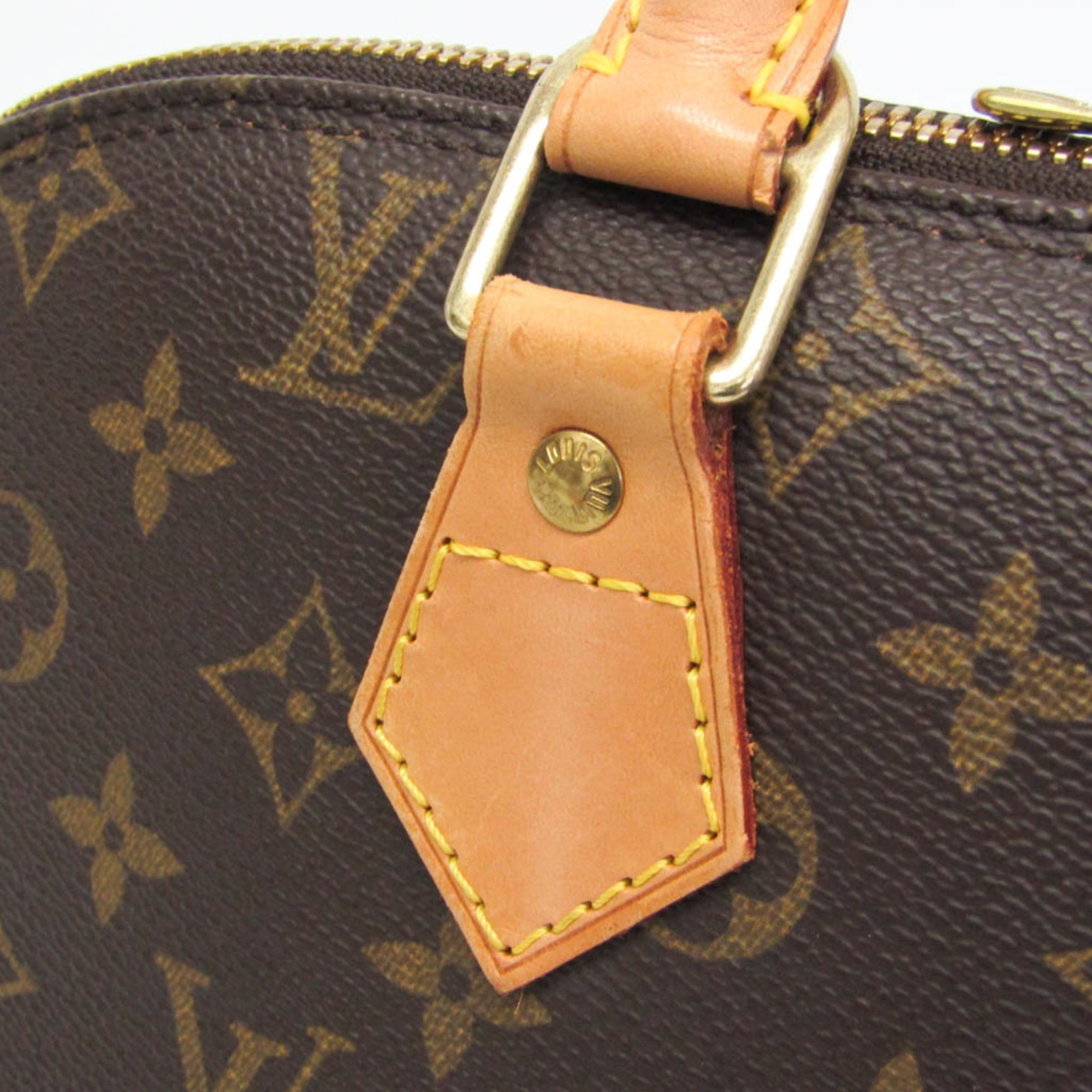 Louis Vuitton Alma Monogram Canvas Brown Canvas Handbag (Pre-Owned)