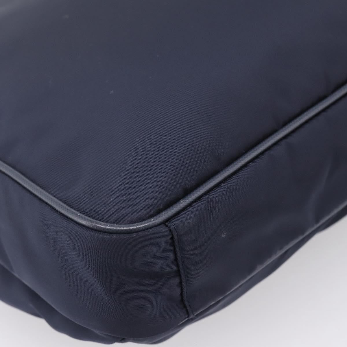 Prada Shoulder Tessuto Navy Nylon Shoulder Bag Bag (Pre-Owned)