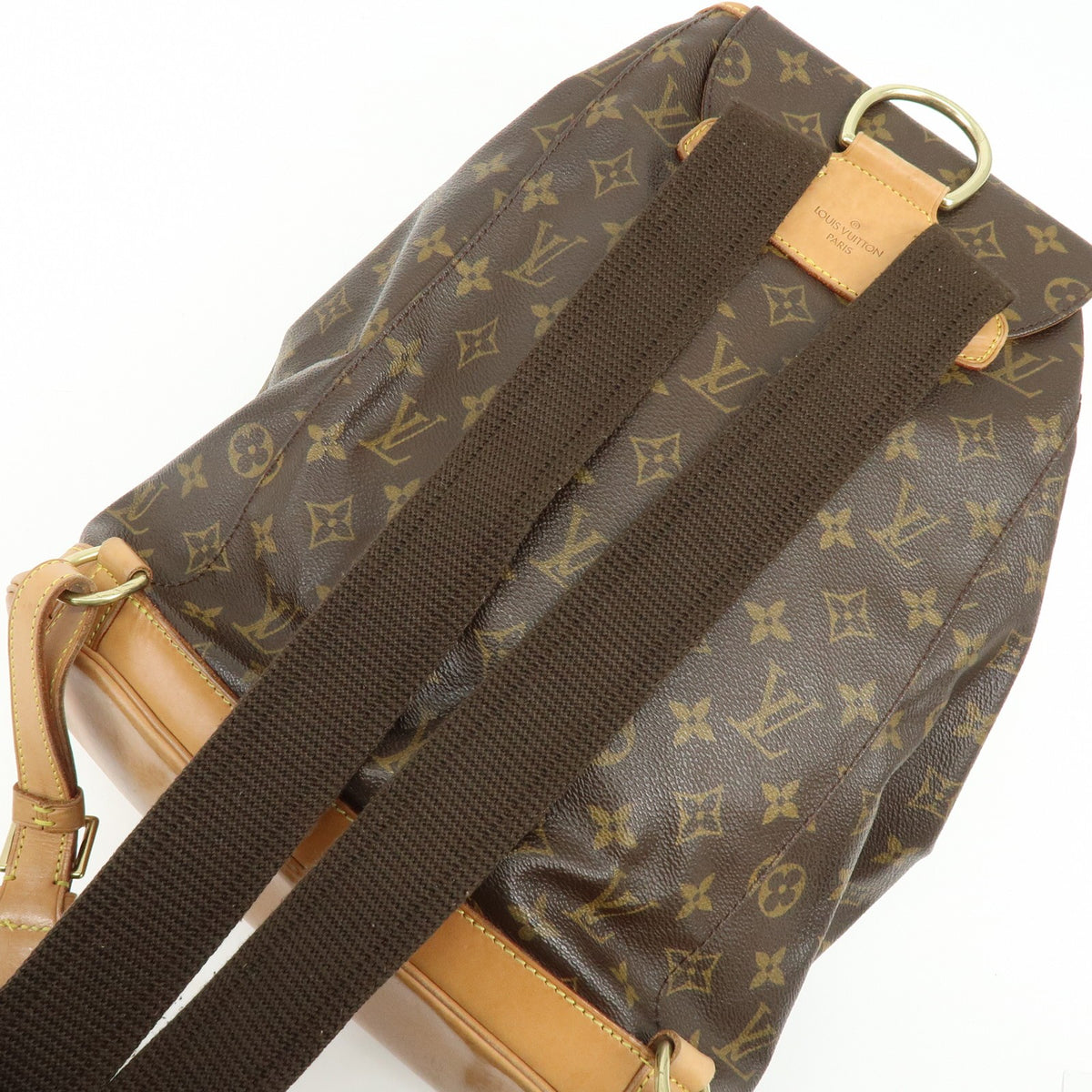 Louis Vuitton Vintage Montsouris Monogram Canvas Brown Canvas Backpack Bag (Pre-Owned)