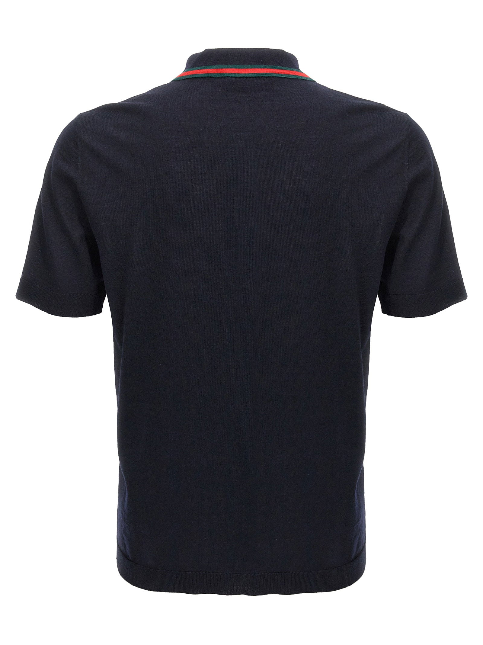 Gucci Men's Web Ribbon Polo Shirt