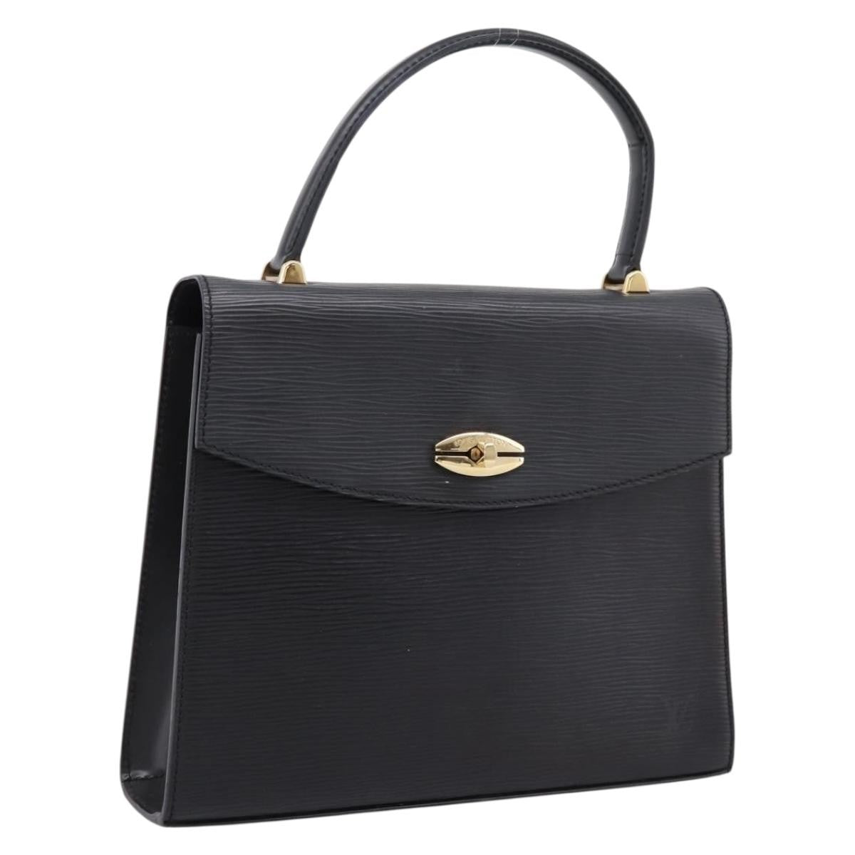 Louis Vuitton Malesherbes Epi Leather Black Leather Handbag (Pre-Owned)