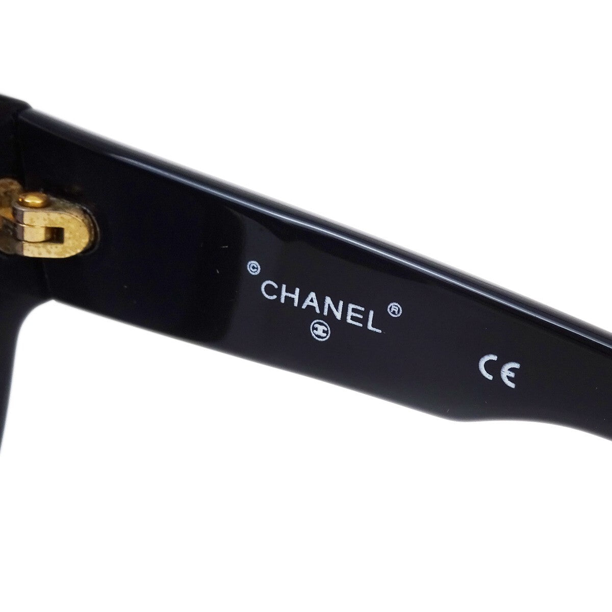 Chanel Chanel Logo Sunglasses Eye Wear Plastic Black Plastic Sunglasse Accessory (Pre-Owned)