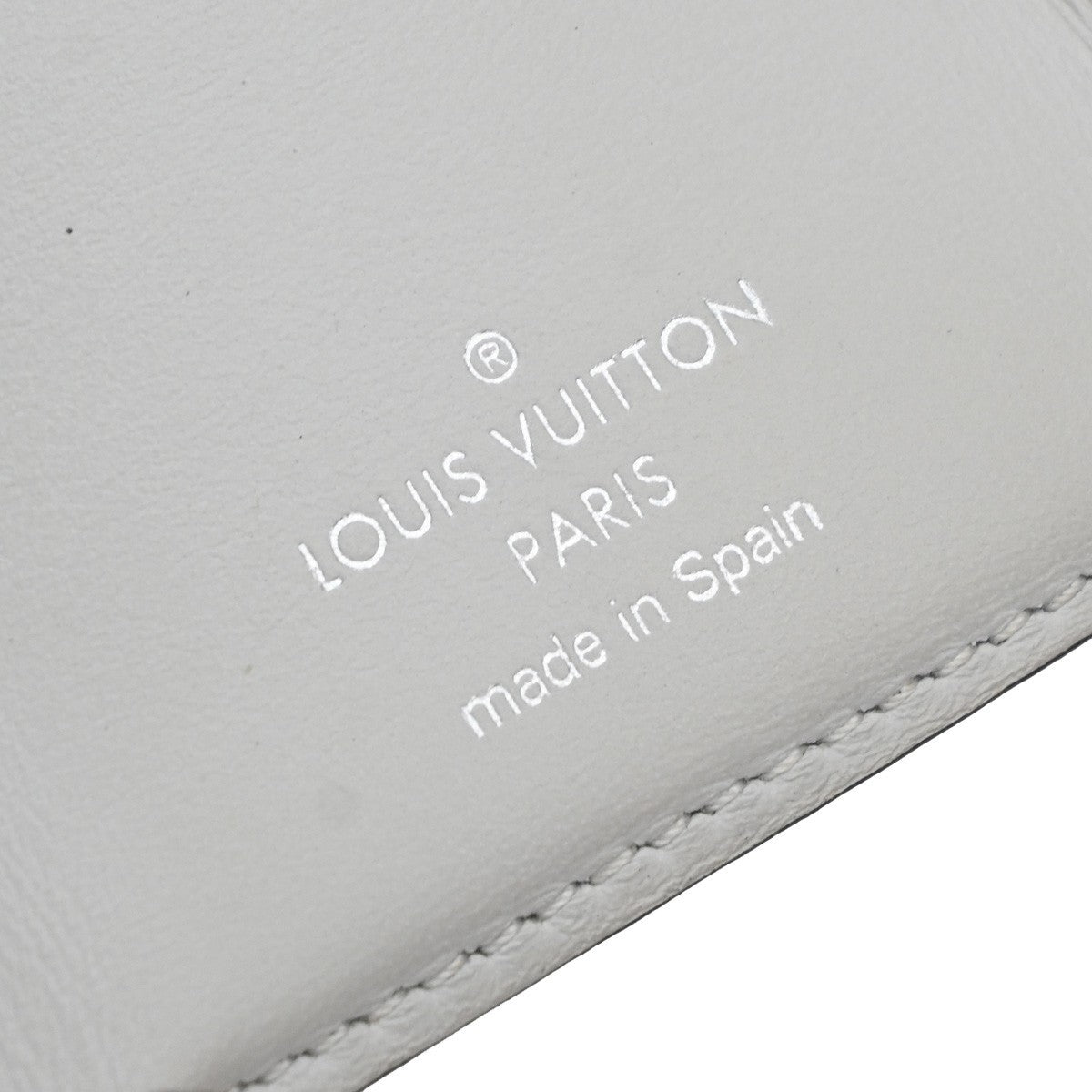 Louis Vuitton Discovery Monogram Taigarama White Leather Wallets Accessory (Pre-Owned)