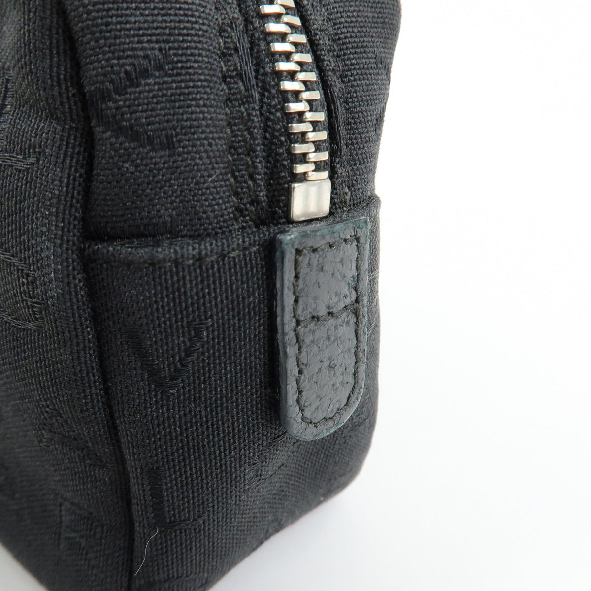 Bvlgari Pouch Canvas Black Canvas Clutche & Pouche Bag (Pre-Owned)