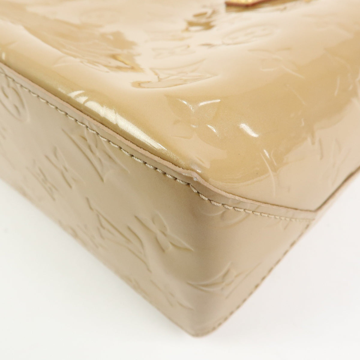 Louis Vuitton Reade Monogram Vernis Brown Patent_Leather Handbag (Pre-Owned)