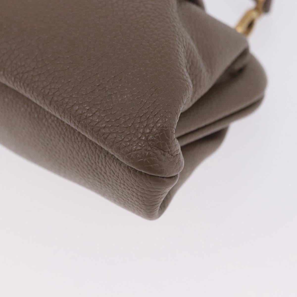 Balenciaga Cloud Clutch Leather Beige Leather Clutche & Pouche Bag (Pre-Owned)