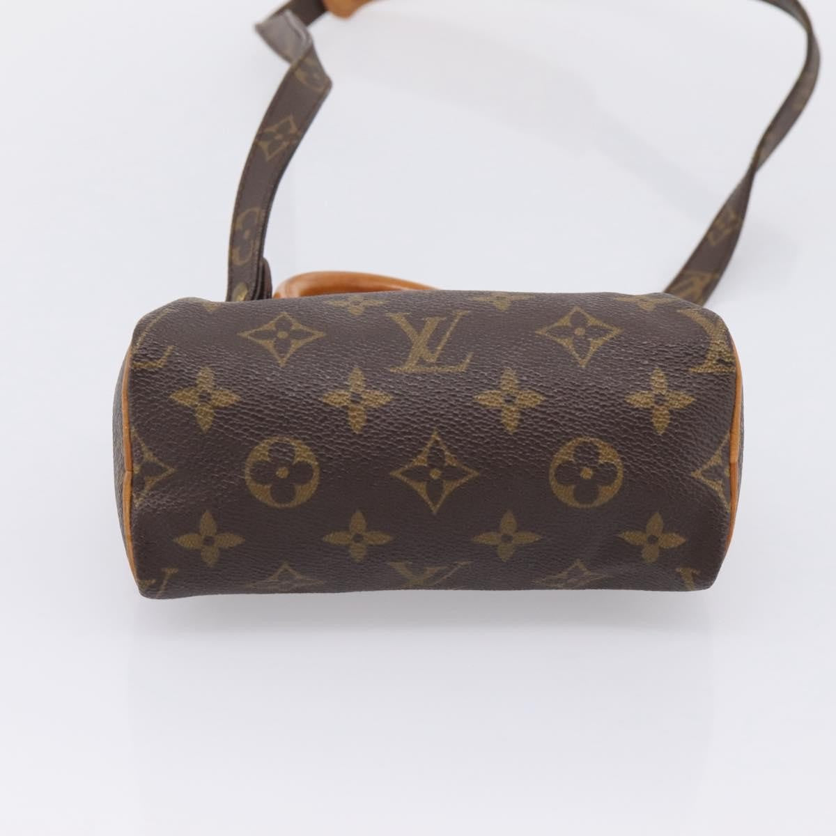 Louis Vuitton Speedy Mini Hl Monogram Canvas Brown Canvas Handbag (Pre-Owned)
