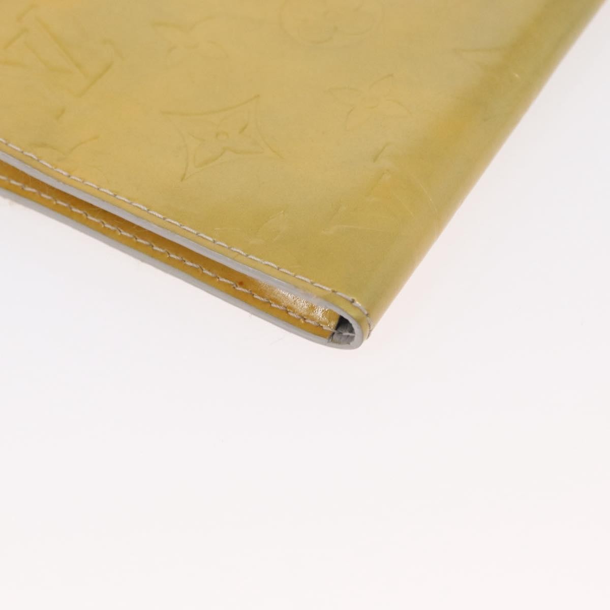 Louis Vuitton Mott Monogram Vernis Beige Patent_Leather Clutche & Pouche Bag (Pre-Owned)