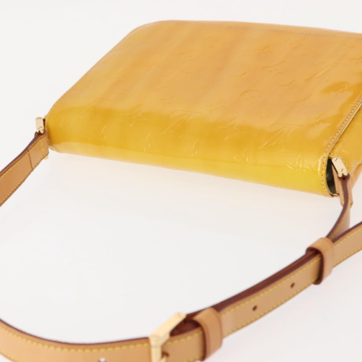 Louis Vuitton Thompson Street Monogram Vernis Yellow Patent_Leather Shoulder Bag Bag (Pre-Owned)