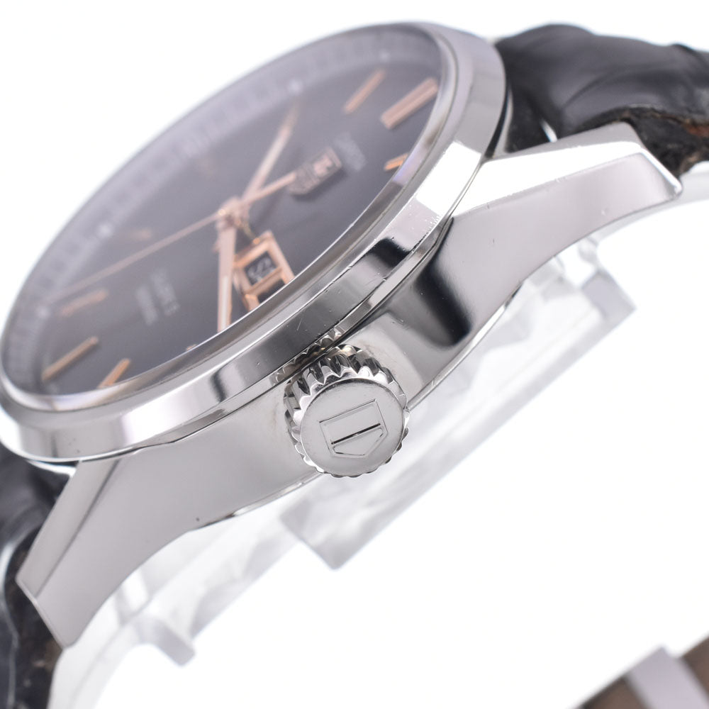 Tag Heuer Carrera Calibre 5 Day-Date Automatic Stainless Steel Watch (Pre-Owned)