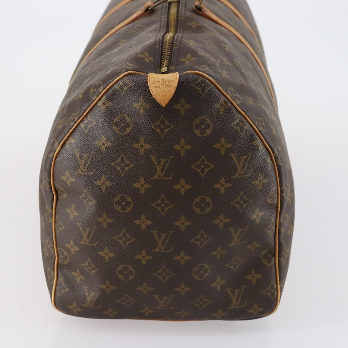 Louis Vuitton Keepall Monogram Canvas Brown Canvas Travel Bag Bag (Pre-Owned)