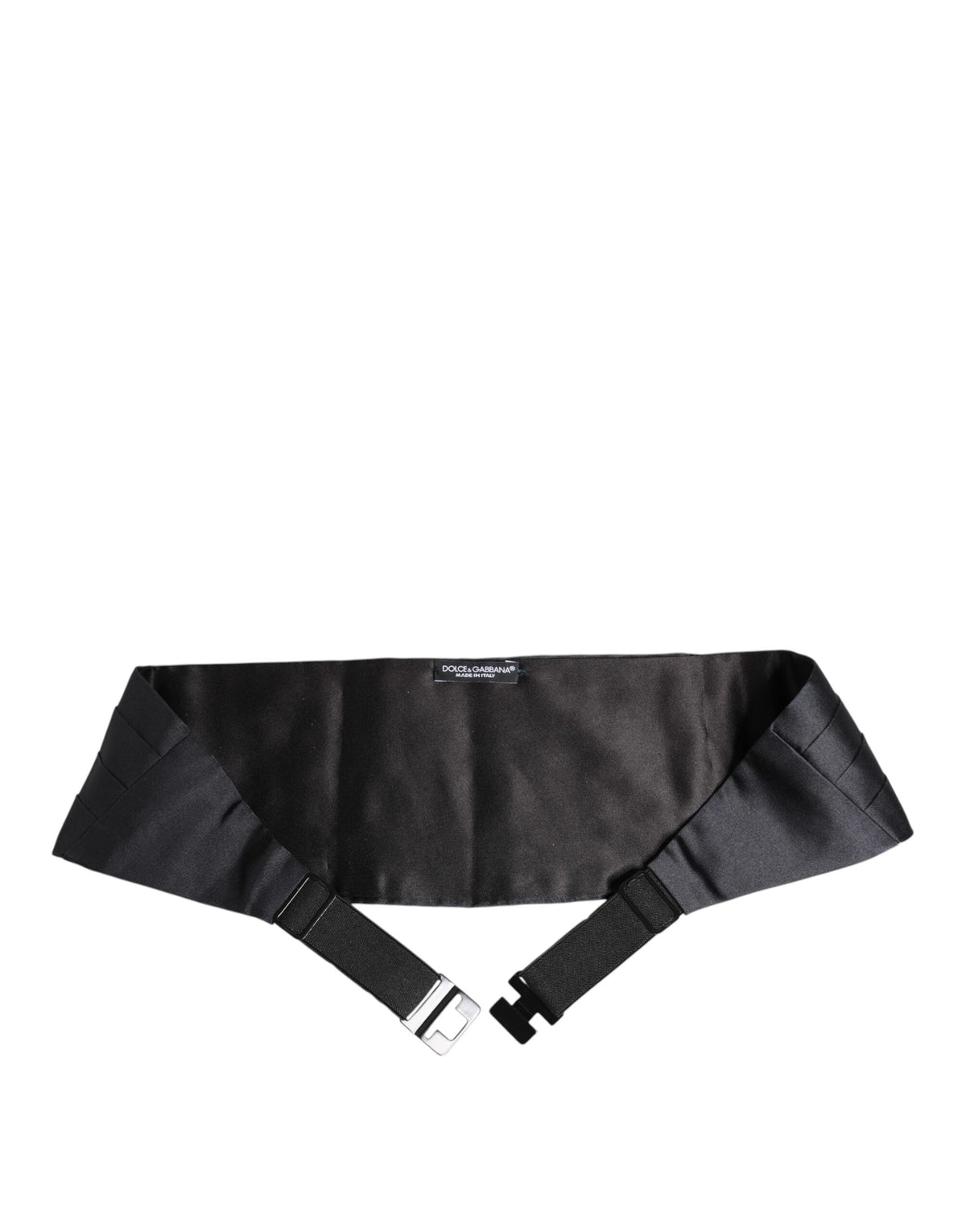 Dolce & Gabbana Dark Blue 100% Silk Belt Waist Men's Cummerbund